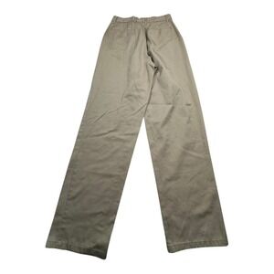 School Uniform Khaki Pants Boys Girls Flat Front Classic Fit Size 30x30